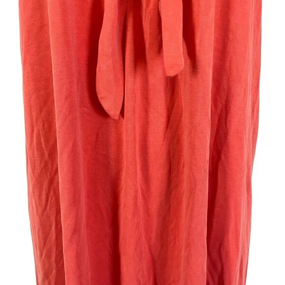 Red by BKE The Buckle Womens Tie Front Casual Modal Knit Sleeveless Dress sz XL - Picture 6 of 16